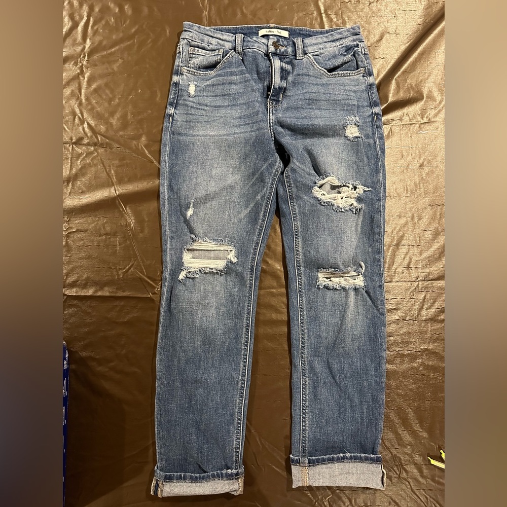 Willow & Root from the Buckle size 28 distressed jeans